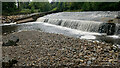 The new weir on the River Averon at Alness