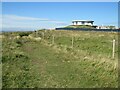 SY6771 : South West Coast Path at Blacknor Battery, Isle of Portland by Malc McDonald