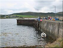 NG8688 : Pier at Aird Point, Aultbea by Jim Barton