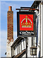 Pub sign with chimney in Claverley, Shropshire