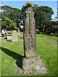 SD7336 : Anglo-Scandinavian Cross, Whalley Parish Church by Greum