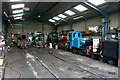 SJ9927 : Amerton Railway - locomotive shed by Chris Allen