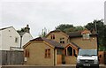 Unusual house on Burgoynes Road, Impington