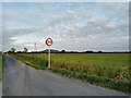 New Signage on Pill Road near Vole