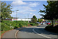 Tesco approach road in Wolverhampton