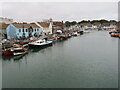 SY6778 : River Wey, Weymouth by Malc McDonald