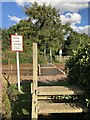 Public Footpath Across The Railway