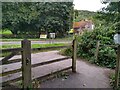 NCN26 Strawberry Line Path exit onto Axbridge Road