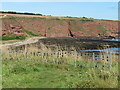 Musical fence above Carlingheugh Bay