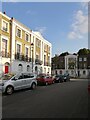 Gibson Square: houses at the south-east corner