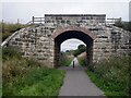 B9015 crossing the Moray Coast railway trackbed