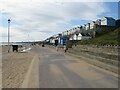SZ1491 : Promenade and beach huts, Southbourne by Malc McDonald