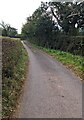 Lane towards a church, Gwernesney, Monmouthshire