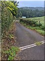 Dead-end lane in Mynydd-bach, Monmouthshire