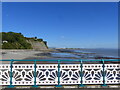 Cliff looking north from Penarth Pier