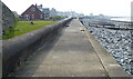 Eastern end of the promenade at Llanfairfechan