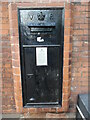 SP3378 : Closed black post box in Coventry city centre by David Hillas