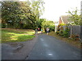 Running out onto Boley Cottage Lane