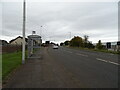 Bus stop and shelter on Old Edinburgh Road (B7001)