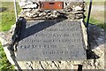 SS7149 : Lynton Cricket Ground: the Centenary Stone by Martin Tester