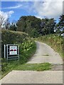 Private road - but public footpath