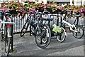 SU1430 : Salisbury: Cycle rack by Michael Garlick