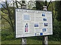 Information board at Clywedog car park