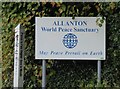 Sign to Allanton