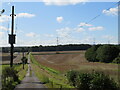 TQ5266 : Access track near Swanley by Malc McDonald