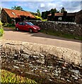 Tiled roofs, Gwernesney, Monmouthshire