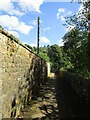 Footpath from the church to the village, Broughton