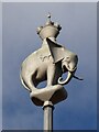 SP3379 : Elephant up a pole by Philip Halling