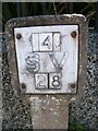 Sluice valve marker on Orme Road, Bangor