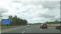 M74 motorway, northbound