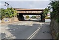 ST1676 : South side of a railway bridge over Leckwith Road, Cardiff by Jaggery