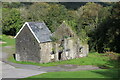 Derelict house, Ynys-dwfnant Farm