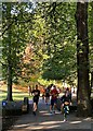 Trail runners in Endcliffe Park