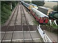 View from the footbridge at North Weald station