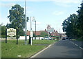 B6024 Newcastle Avenue at Worksop boundary sign
