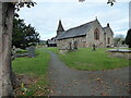 The church of St Fraid or St Bride in Llansantffraid-ym-Mechain