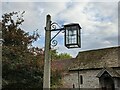 SO7934 : Lamp at St. Faith's church (Berrow) by Fabian Musto