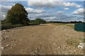 Road construction by the Ridgeway Business Park