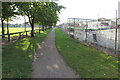 Footpath to Sandy Upper School