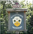 SD8203 : Sign of The Woodthorpe by Gerald England