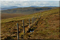 NC8340 : Fence Line on the Southern Slope of Ben Griam Beg, Sutherland by Andrew Tryon