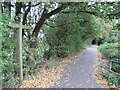 SE3156 : National Cycle Network route 67, Harrogate by Malc McDonald