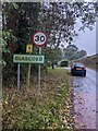 Glascoed boundary sign, Monmouthshire