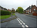 Barn Road at the junction with Botfield Road