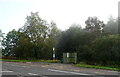 Bus stop and shelter on the B7076, Johnstonebridge