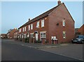 Terrace of houses on Longford Park Road, Bodicote